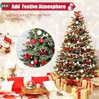 TranquilBliss Christmas Ball Ornaments, 24-Pack, 2.5-Inch, Red - Image 5