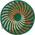 Handwoven African Basket Bowl for Fruits Wall Decor 12in diameter by ZenDesignsArtsCrafts