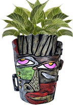 Midogaigai Abstract Face Planter Pots for Indoor Plants&Flowers Home Decor by Midogaigai