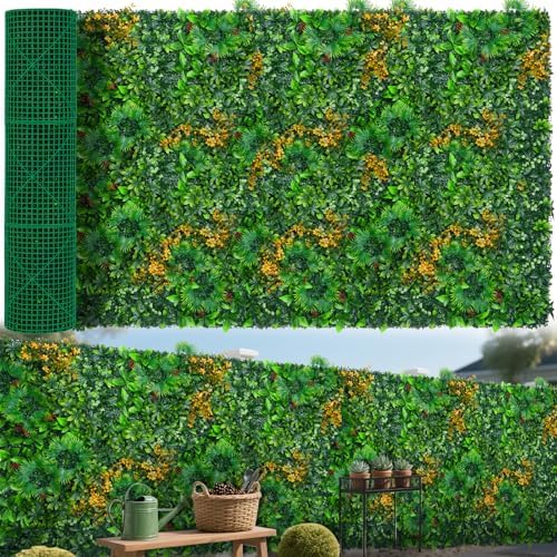Artificial Grass Wall Panels, 60"x120"(50 SQFT) Boxwood Panels by EverNature
