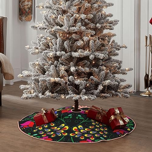 Christmas Tree Skirt 48 Inch, Mexican Style - Image 7