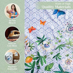 Maison d' Hermine Cloth Napkins Set of 4 Reusable 100% Cotton (20" x 20") - Image 3
