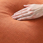 MIULEE Linen Decorative Fall Euro Throw Pillow Covers Burnt Orange 22x22 - Image 5