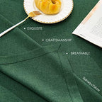 BALCONY & FALCON Rectangle Table Cloth Waterproof Green 55"x95" - Image 3