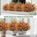 RECUTMS 36Pcs Fall Decoration for Home, Artificial Plants Outdoors Lavender - Image 6