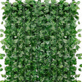 96 Pack 672 Feet Fake Greenery Hanging Garland, Artificial Ivy Leaf Plants, Vine Leaves, Flowers Foliage for Bedroom Garden Wall Decor by Unknown
