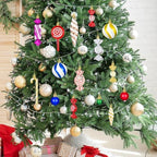 96 Pcs Christmas Tree Ornaments Colorful Candy Ball Ornament - Image 5