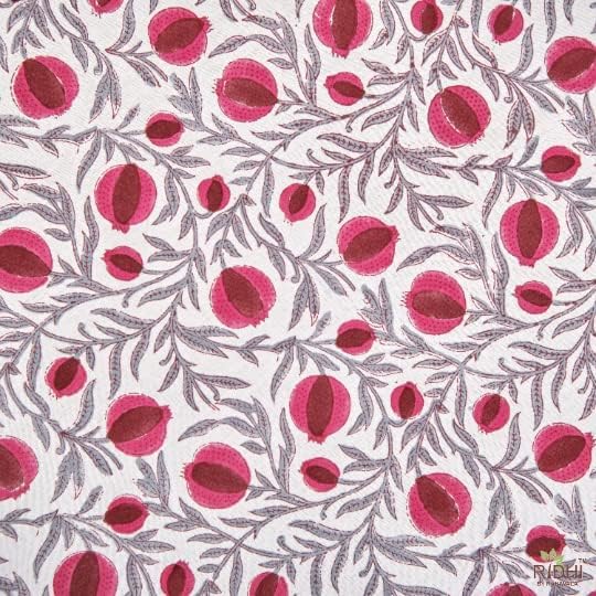 Ridhi Sangria Red Hand Block Print Table Runner 16x90 Inch 100% Cotton - Image 3