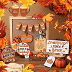 14 Pcs Halloween Tiered Tray Decor Set, Gnome Wood Table Signs (Drinking) - Image 5