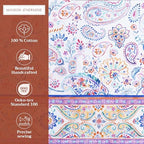 Maison d' Hermine Placemats Set of 4 Reusable 100% Cotton (13"x19") - Image 2