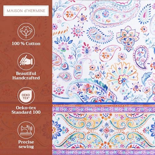 Maison d' Hermine Placemats Set of 4 Reusable 100% Cotton (13"x19") - Image 2
