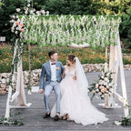 Findosom 20Pcs Total 144FT Wisteria Artificial Flowers Garland for Decor - Image 7