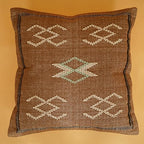 Indian Cotton Cushion Cover Sabra Kilim Pillow Cover Designer Decorative Sofa 18x18 Inche Handwoven Cushion Case for Farmhouse Home Decor Spring Decorative Pillow (Pattern 3) - Image 3