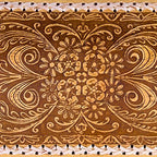 Handmade Natural Birch Bark Wooden Roll Top Bread Box Kitchen Food Storage Flower Ornament - Image 7