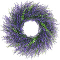 26 Inch Lavender Wreaths for Front Door, Spring Summer Wreath with Lavender by Unknown
