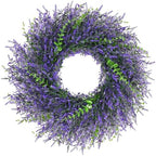 26 Inch Lavender Wreaths for Front Door, Spring Summer Wreath with Lavender by Unknown