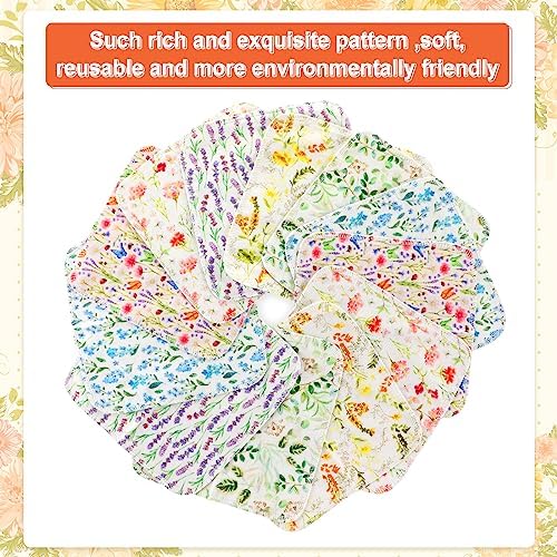 Kinlop 24 Pcs Back to School Lunchbox Cloth Napkins Bulk Summer Reusable - Image 4