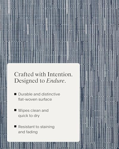 Chilewich Bamboo Placemats Set of 4, Woven Oval Placemats - Image 3