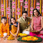 Novabright 10 Pcs Lotus Hanging Decorations for Diwali - Image 6