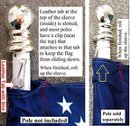 US Flag Factory - 2.5x4 FT American Flag (Sleeved) (Embroidered Stars, Sewn Stripes) - Outdoor SolarMax Nylon - 100% Made in America - Image 5