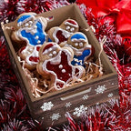 Namalu Christmas Hot Cocoa Bar Decor 11x8x5 in Wooden Storage Box, Wood - Image 5