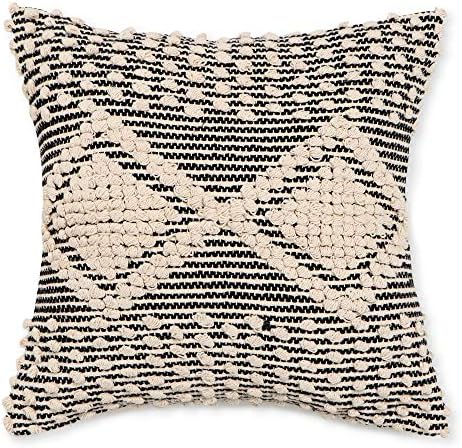 · REDEARTH · Boho Textured Handwoven Throw Pillow Cases - Diamond Medley - Image 3