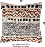 · REDEARTH · Boho Textured Handwoven Throw Pillow Cases - Motley Bohemia - Image 7