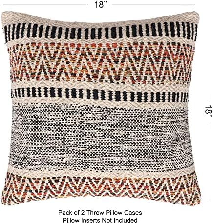 · REDEARTH · Boho Textured Handwoven Throw Pillow Cases - Motley Bohemia - Image 7