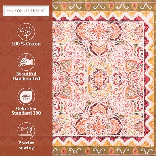 Maison d' Hermine Placemats Set of 4 Reusable 100% Cotton (13"x19") - Image 2
