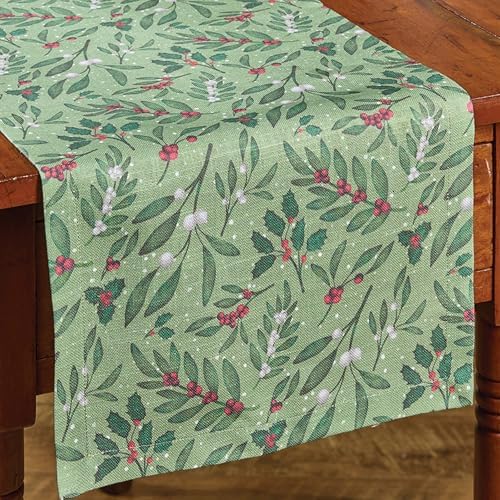 Park Designs Under The Mistletoe Table Runner 13" X 54" by ParkDesigns