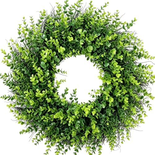 26” Boxwood Wreaths for Front Door All-Season Green Wreath by Wreath