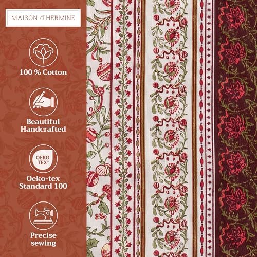 Maison d' Hermine Placemats Set of 4 Reusable 100% Cotton (13"x19") - Image 2
