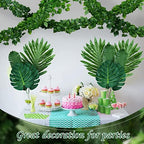 XunYee 84 Pcs Jungle Safari Decorations Fake Vines Artificial Greenery - Image 6