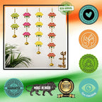 Divyakosh Wall Hangings For Home Decoration,|4 Latkans|Perfect For Wall Décor,Temple,Pooja Background Decoration. Vrat Mahalaxmi Decoration,Lotus Ganpati Decor And Living Room Decor|,66 Cm - Image 5