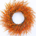 26" Autumn Fall Wreath with Orange Eucalyptus Leaf for Front Door/Outdoor by Unknown