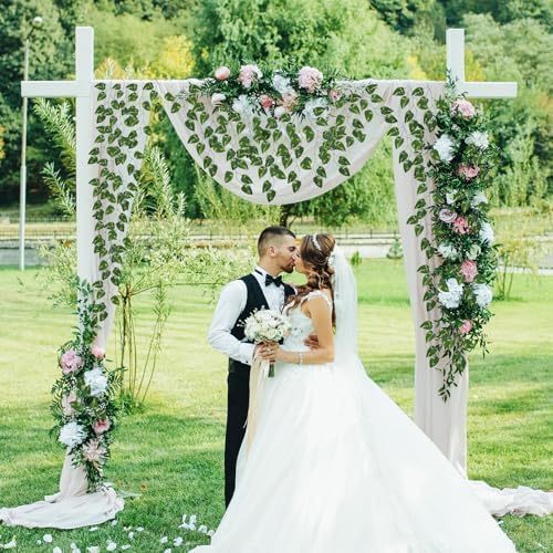 CEWOR 72 Pack 474ft Fake Vines with Leaves for Bedroom Decoration, Ivy Garland Fake Ivy Leaves Artificial Greenery Garlands Hanging Vines for Room Decor Wedding Wall Indoor Outdoor - Image 5