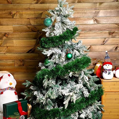 4 Pack Christmas Garland Green 262 ft Artificial Pine - Image 7
