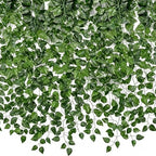 CQURE 144 Pack 1008Ft Artificial Ivy Garland, Fake Vines UV Resistant Greenery Leaves Fake Plants Hanging Aesthetic Vines for Home Garden Wall Room Decor by CQURE