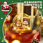 Funtery 6 Pcs 3.94 Inch Christmas Glass Display Dome Cloche Glass Globe - Image 4