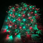 HISHINY LED Christmas Net Lights Outdoor, 5ftx5ft 100LED Green Wire, Connectable Bush Mesh Net Lights String for Halloween Christmas Party,Shrub,Yard,Tree（Red&Green） - Image 7