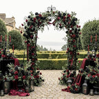 Auihiay 104PCS Black Roses, Faux Roses, Artificial Flowers Roses - Image 2
