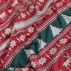 Christmas Throw Blanket & Pillow Cover Set – Cozy Cotton Holiday Décor, Reversible Festive Bedding & Sofa, Machine Washable Seasonal Home Decoration, Gift-Ready Packaging - Image 3