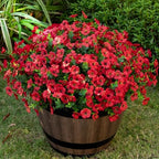 20 Bundles Artificial Flowers for Outdoor, Fake Plants Spring Decor,Red by Lnoicy