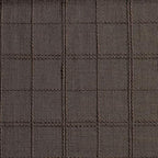 ZeeMart Linen Checked Farmhouse Placemats Set of 6, Chocolate 13x19in - Image 4