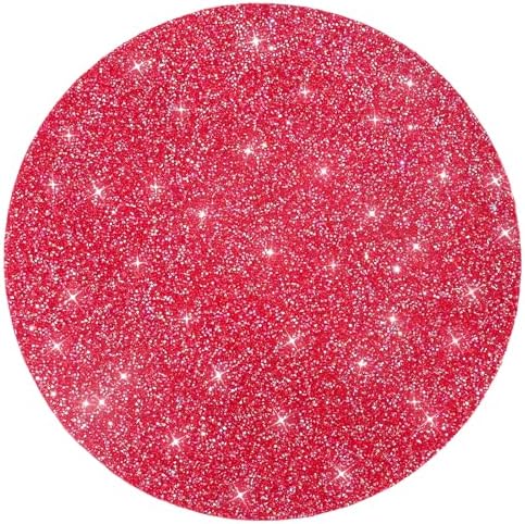 15" Red AB Rhinestone Round Placemats Set of 4 - Image 2
