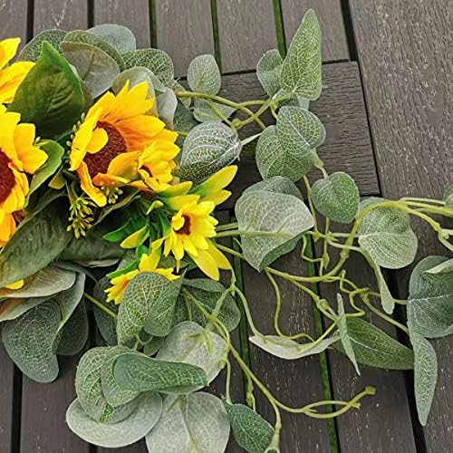 Wedding Arch Flowers 30 Inch Rustic Artificial Floral Swag Decor - Image 5