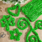 Teenyyou 24 Pcs 30mm x 39.37 Inch Extra Thick Jumbo Pipe Cleaners Bulk DIY Valentine's Day Giant Fur Fluffy Pipe Cleaners Chenille Stems Craft Supplies for Gifts DIY Project(Green) - Image 4