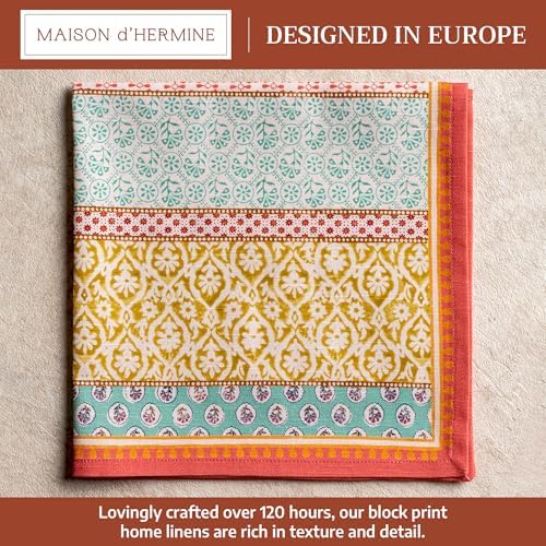 Maison d' Hermine Cloth Napkins Set of 6 Reusable 100% Cotton (20" x 20") - Image 2