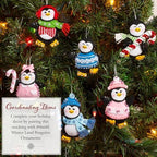 Bucilla Felt Applique 18" Stocking Making Kit, Snow Angel Friends, Perfect for DIY Arts and Crafts Projects - Image 5