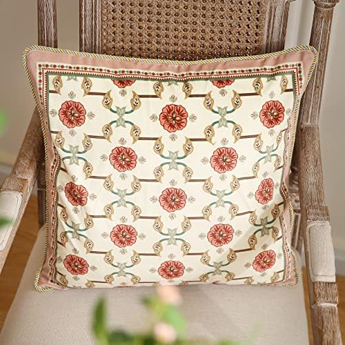 patdrea Vintage Velvet Throw Pillow Cover,Set of 2,18"x18"-Kulom B - Image 2